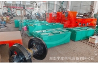 8噸工礦蓄電池電機(jī)車攜配套配件出口海外